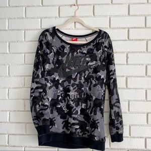 Nike Camo Rally Crew Sweatshirt